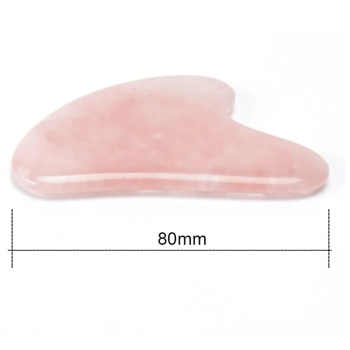 GENERICO - Piedra Guasha Quarzo Rosa Jade Secreto Belleza Oriental