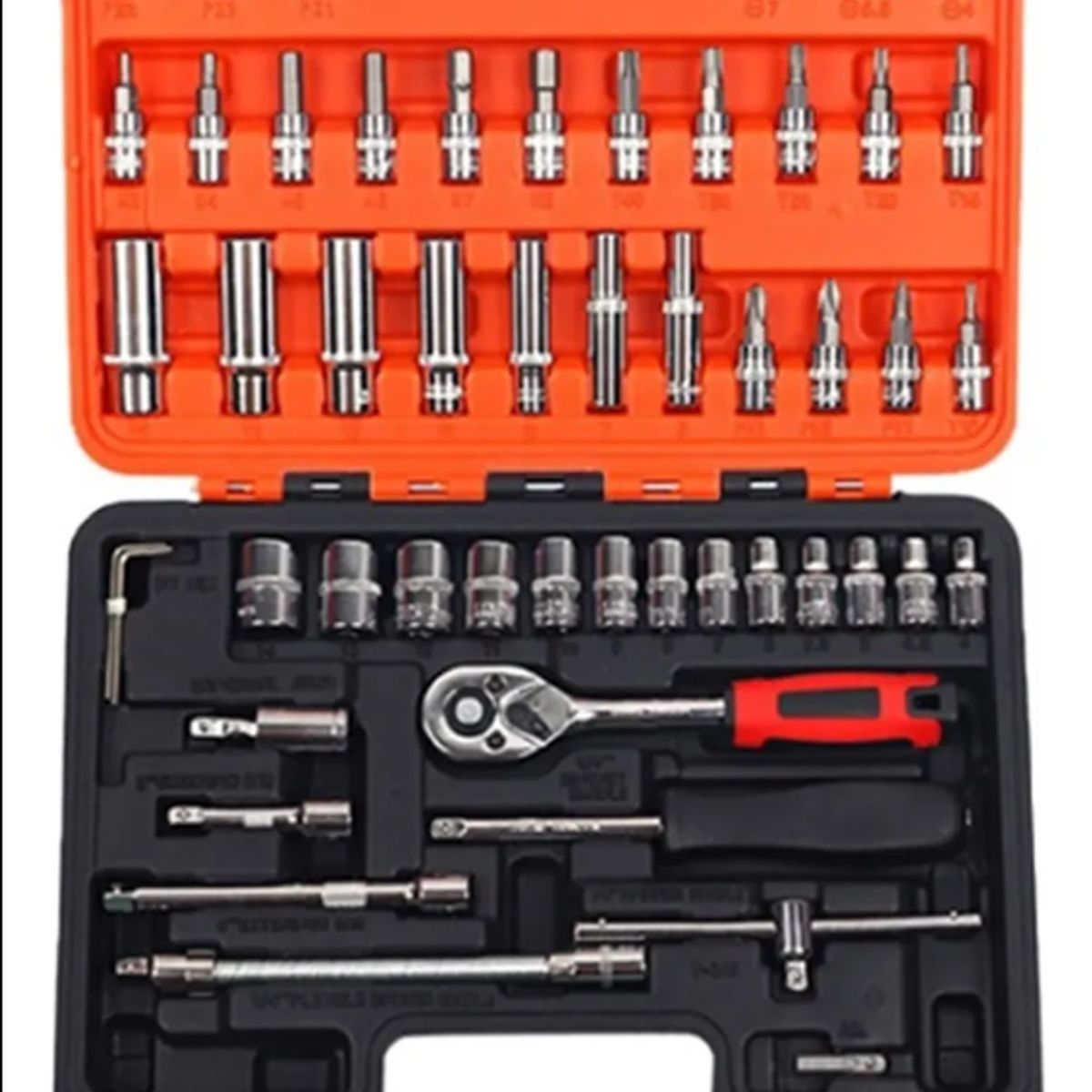 GENERICO - Juego De Herramientas Compacto De 53 Piezas Multiusos