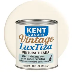 KENT - Pintura Tizada Mate – Vintage LuxTiza - 500 ML - BLANCO NOSTALGIA