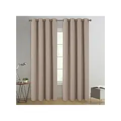 ILLUSIONS - Set Cortina Térmica Blackout Idetex 140x220 Beige