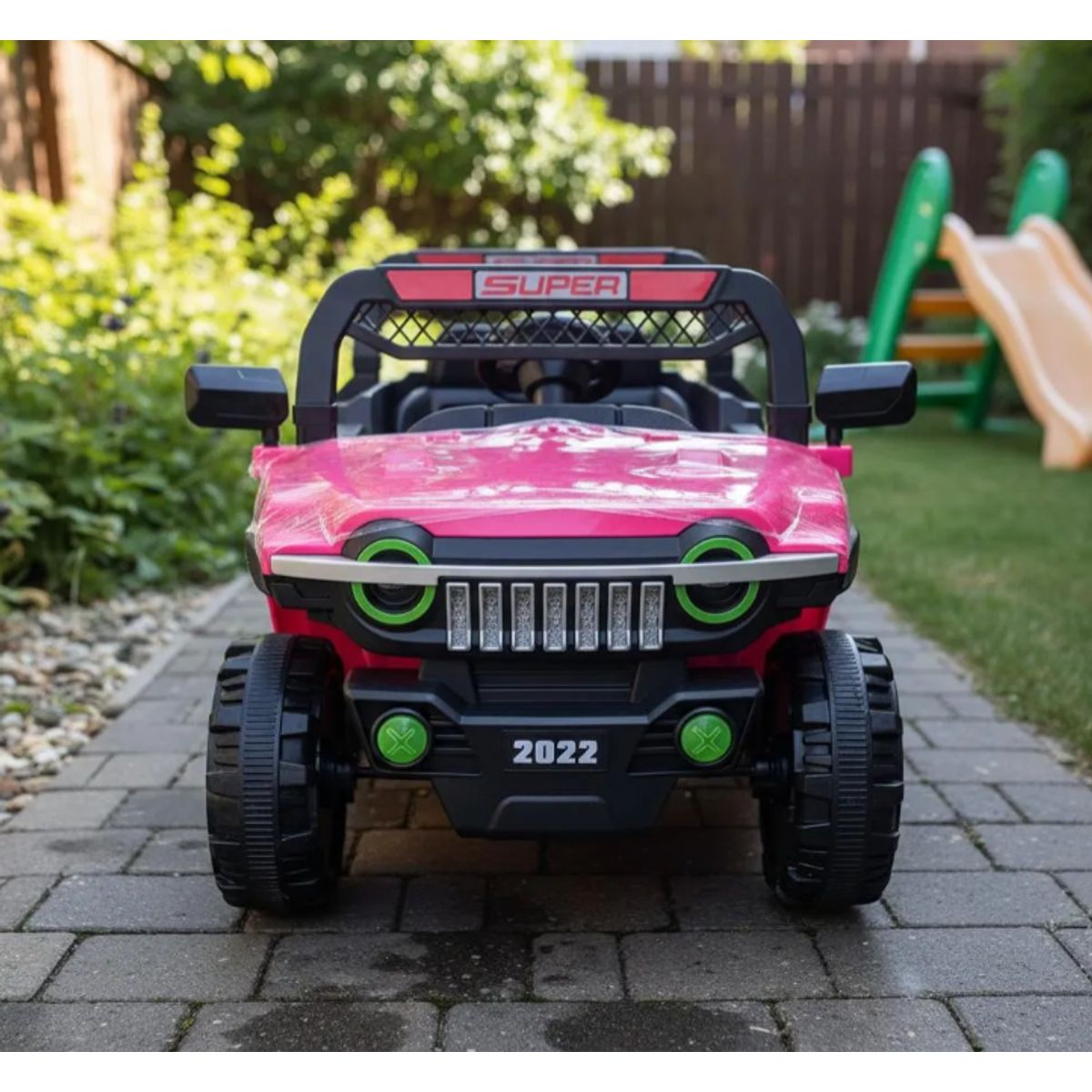 GENERICO - Auto A Bateria 4x2 Control Vehiculo Electrcio Niños Rosa 22