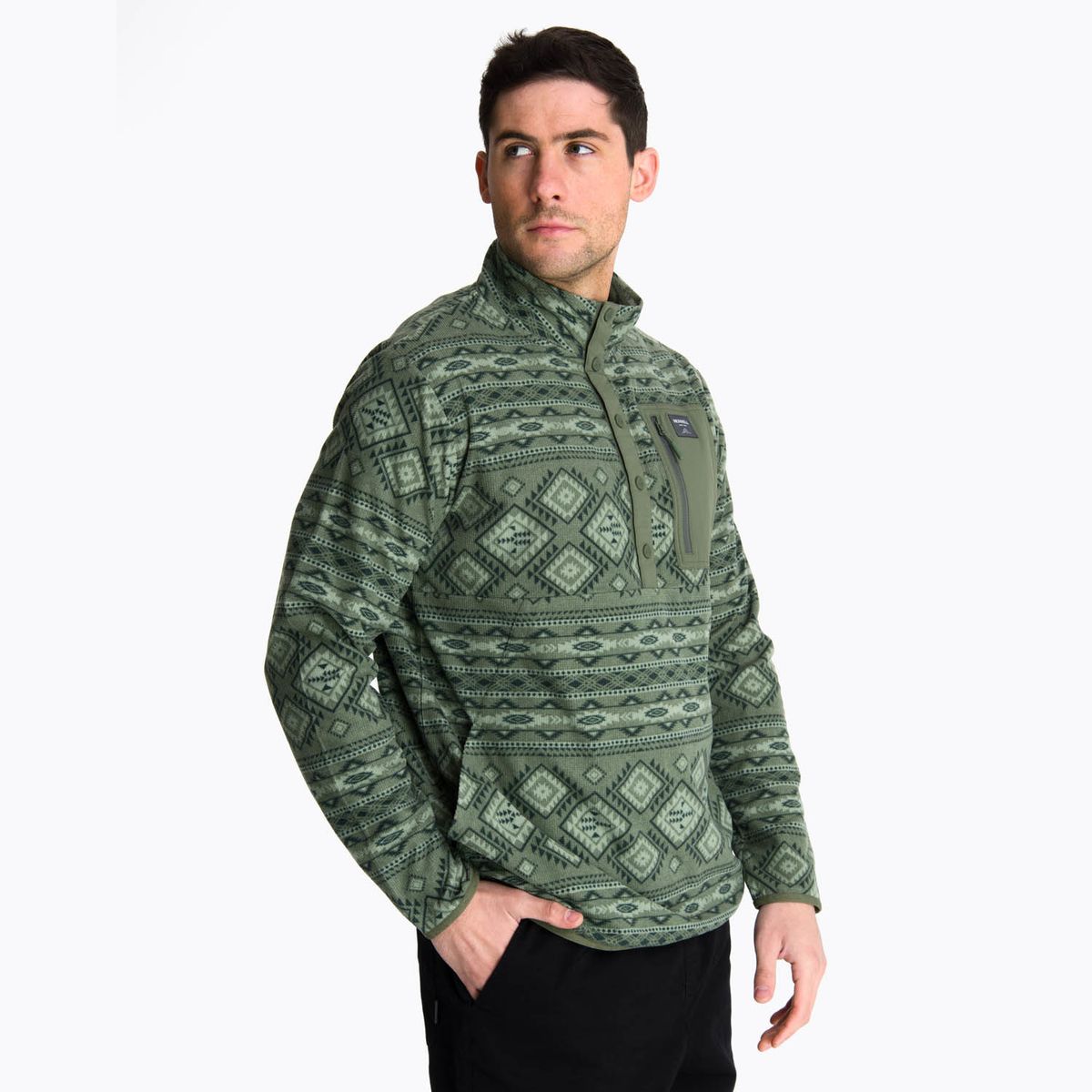 MERRELL - Polar Hombre Microfleece Christ Verde Oscuro MERRELL