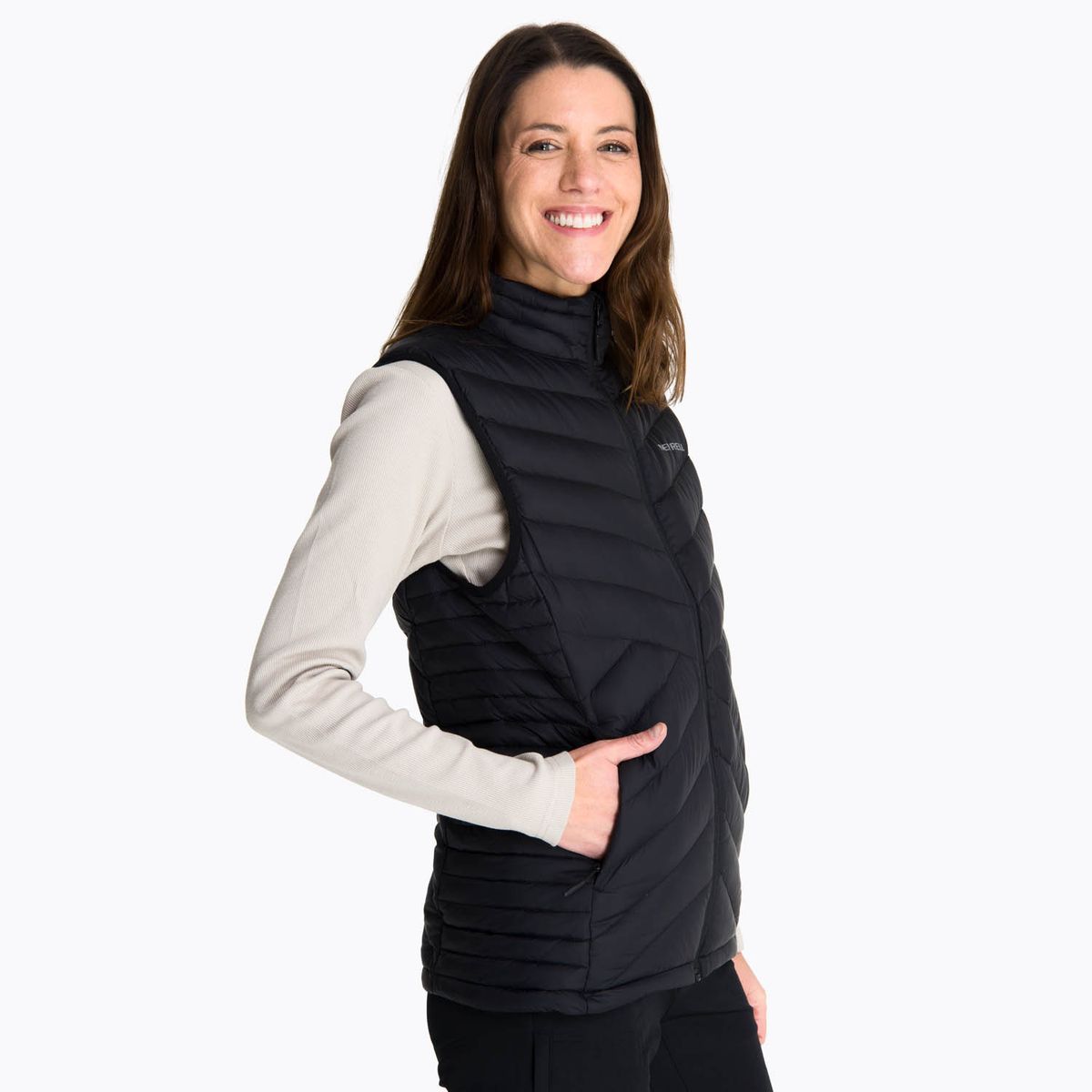 MERRELL - Parka Sin Mangas Mujer Kamera Negro MERRELL