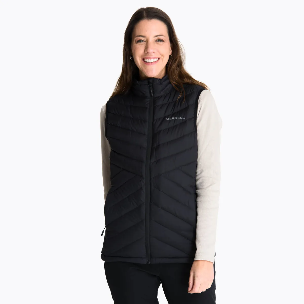 MERRELL - Parka Sin Mangas Mujer Kamera Negro MERRELL