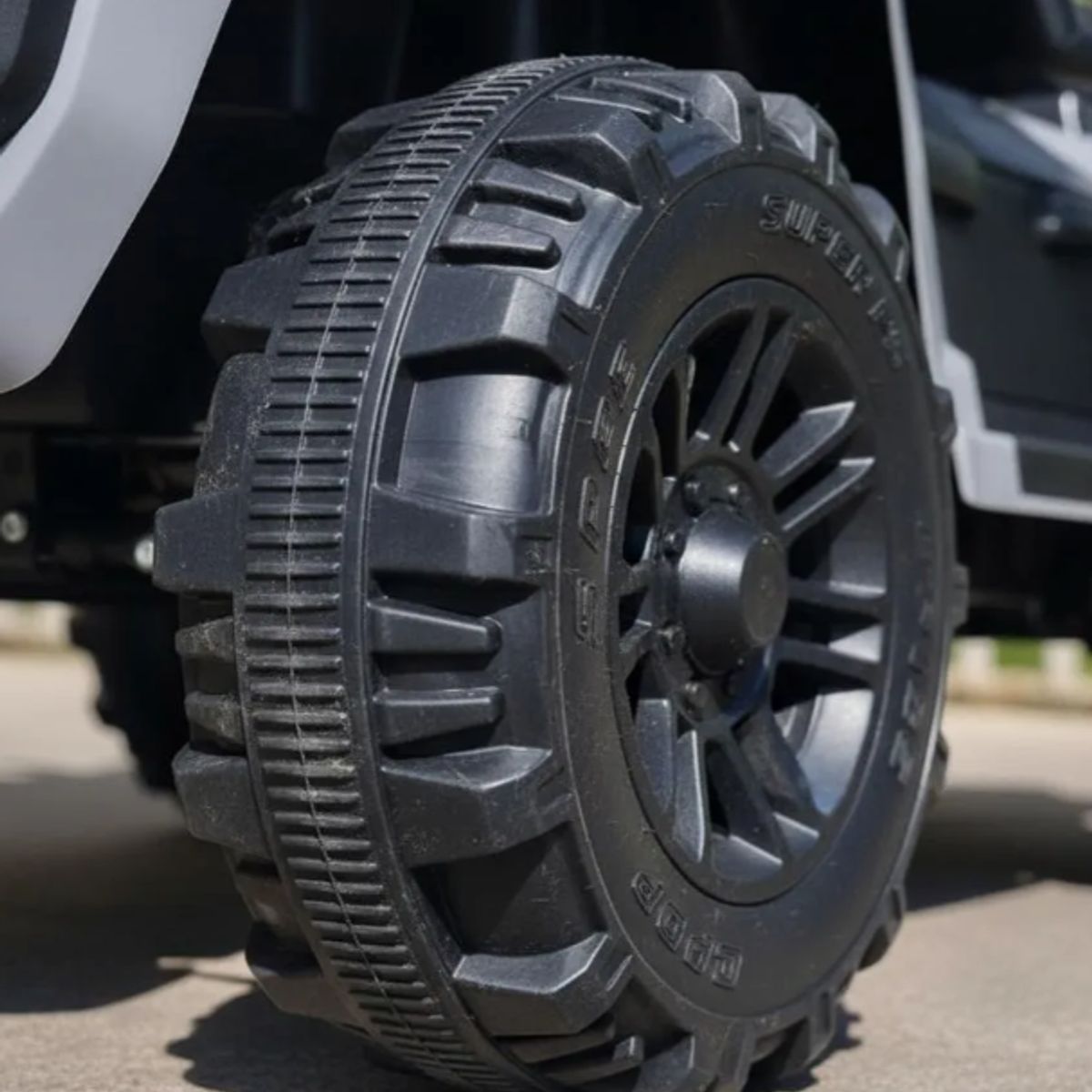 GENERICO - Auto A Bateria 4x2 Control Vehiculo Electrcio Niños Gris 22