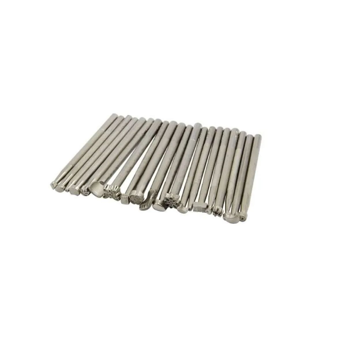 GENERICO - Herramientas Cuero Set Repujado 20 Figuras