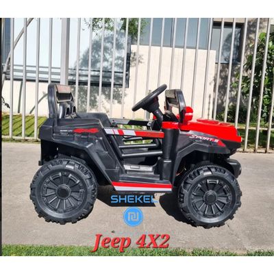 Imagen 2 del producto Auto A Bateria 4x2 Control Vehiculo Electrcio Niños Rojo 22