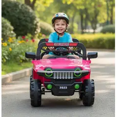 GENERICO - Auto A Bateria 4x2 A Control Vehiculo Electrcio Niños Rosa 22