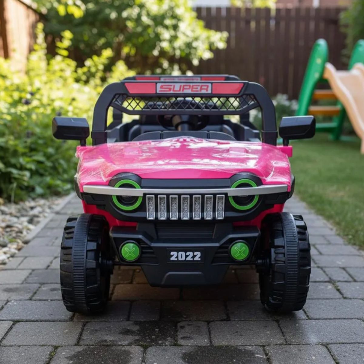 GENERICO - Auto A Bateria 4x2 A Control Vehiculo Electrcio Niños Rosa 22