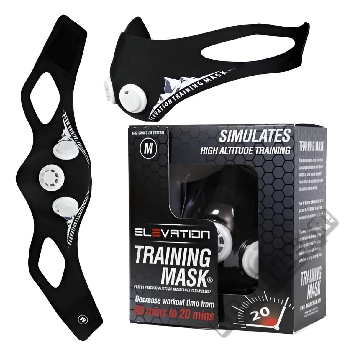 GENERICO - Mascara Elevation Training Mask 2.0 Crossfit Mma Talla S