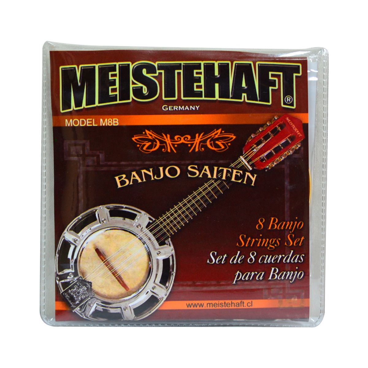 MEISTEHAFT - SET DE 8 CUERDAS PARA  BANJO MEISTEHAFT