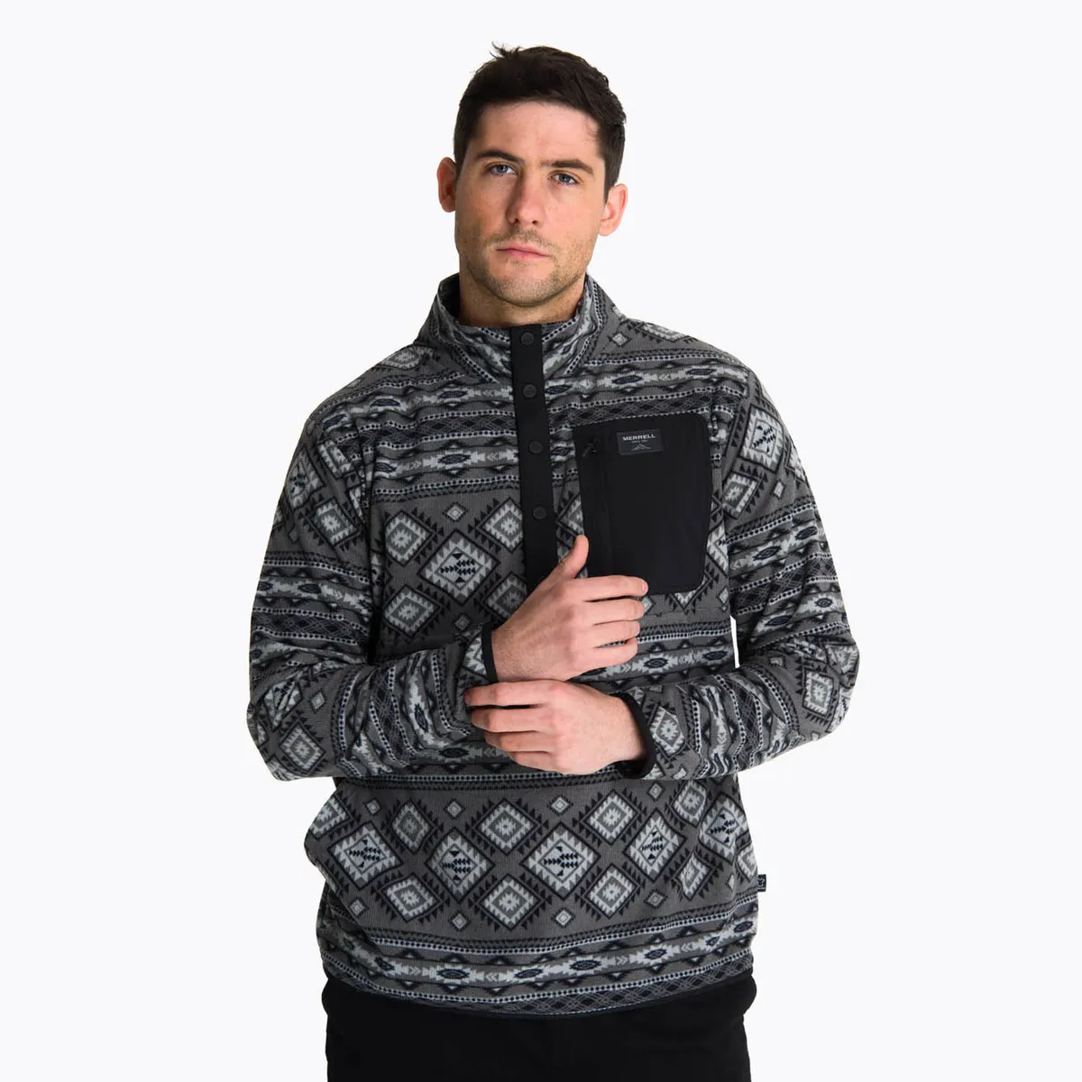 MERRELL - Polar Hombre Microfleece Christ Negro MERRELL