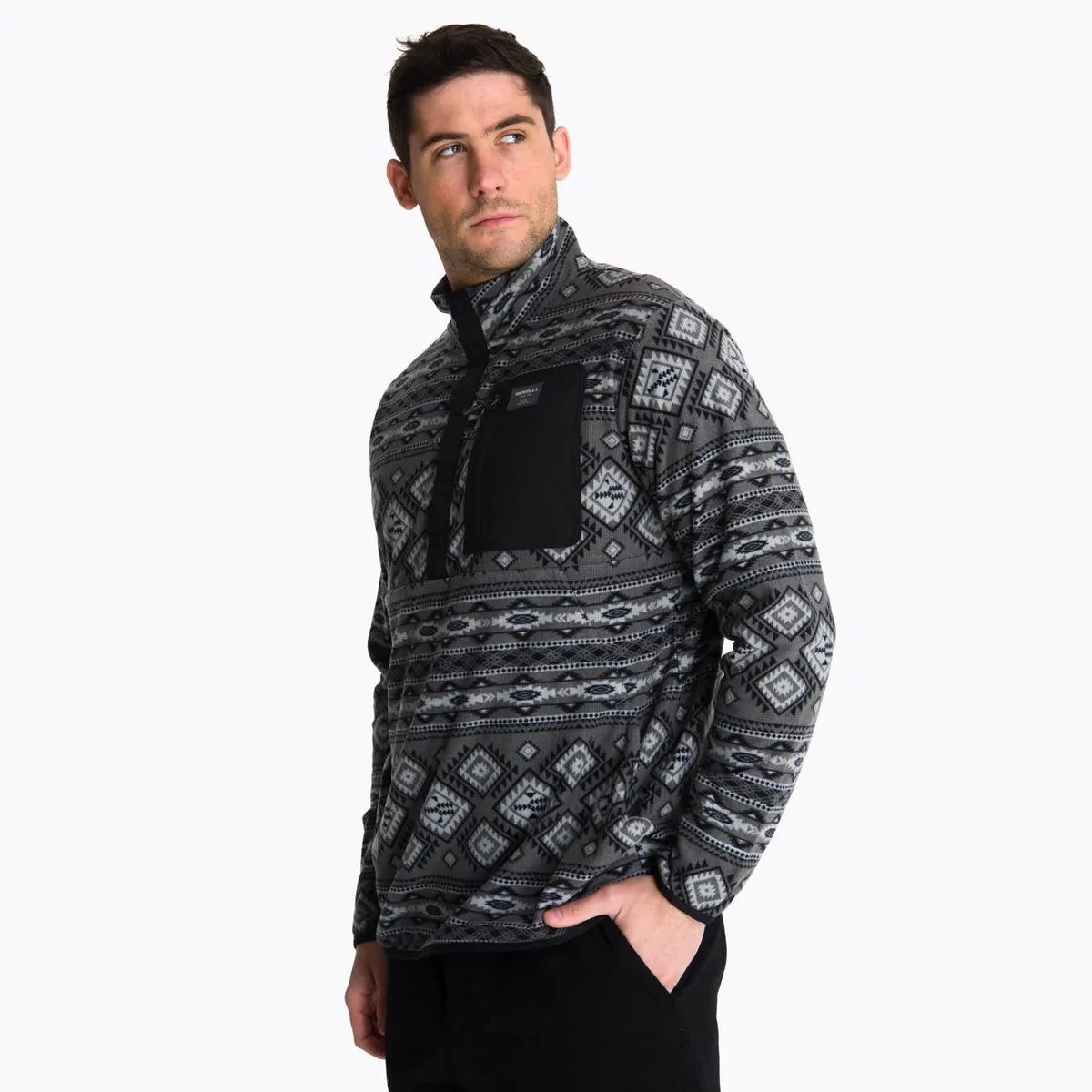 MERRELL - Polar Hombre Microfleece Christ Negro MERRELL