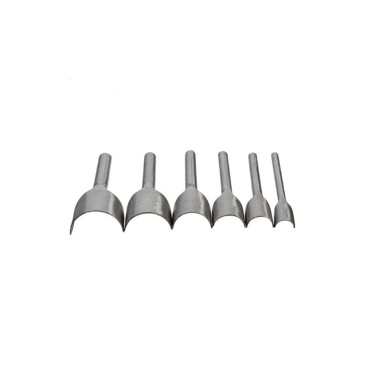 GENERICO - Set 6 Cuchillos Curvos Para Trabajar Cuero 15-40mm