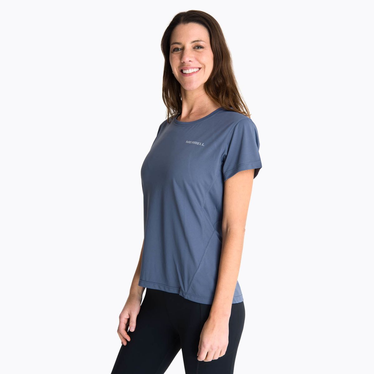 MERRELL - Polera Manga Corta Mujer Kiore Indigo MERRELL
