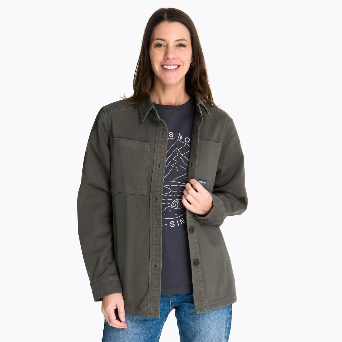 MERRELL - Chaqueta Mujer Rapeti Verde Oscuro MERRELL