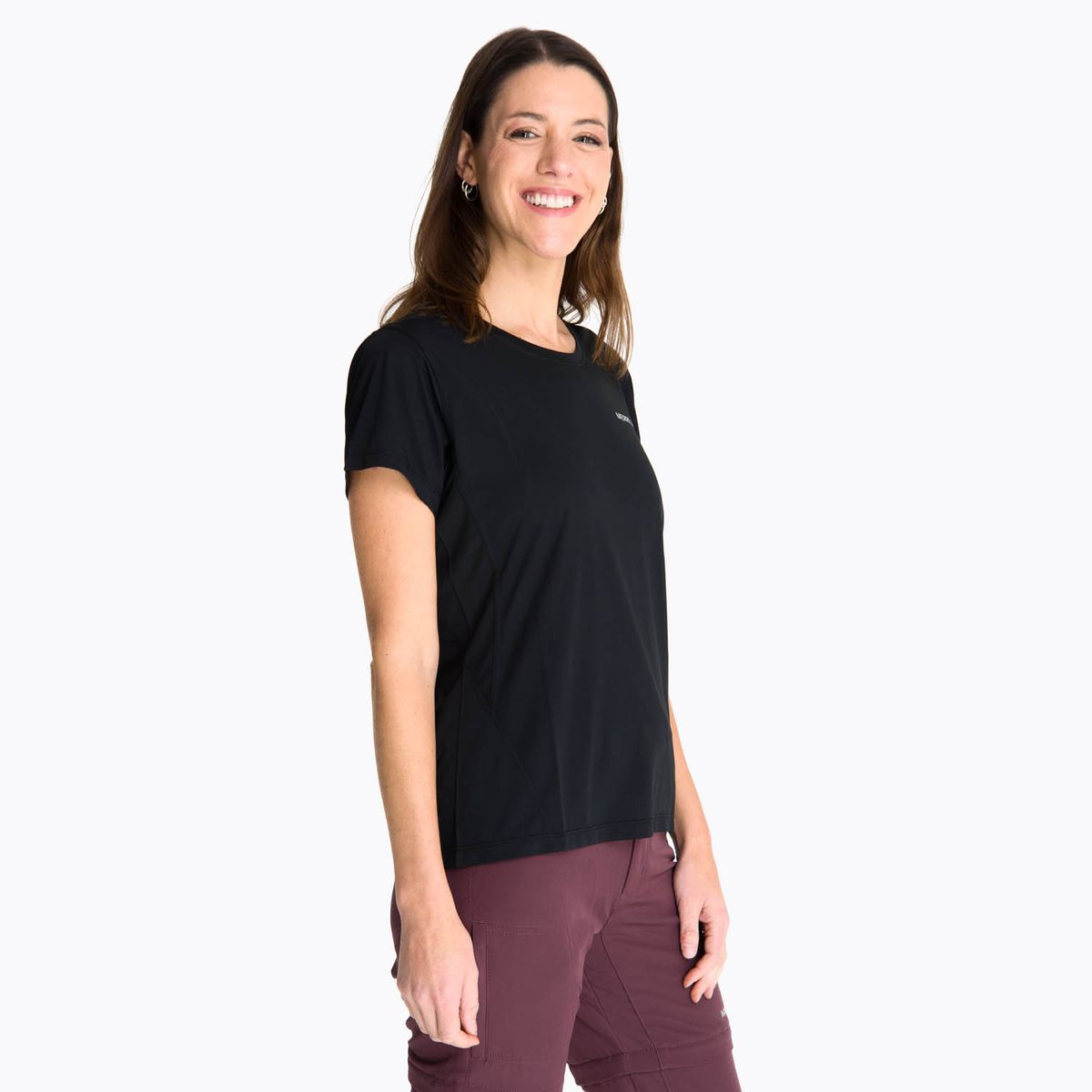 MERRELL - Polera Manga Corta Mujer Kiore Negro MERRELL
