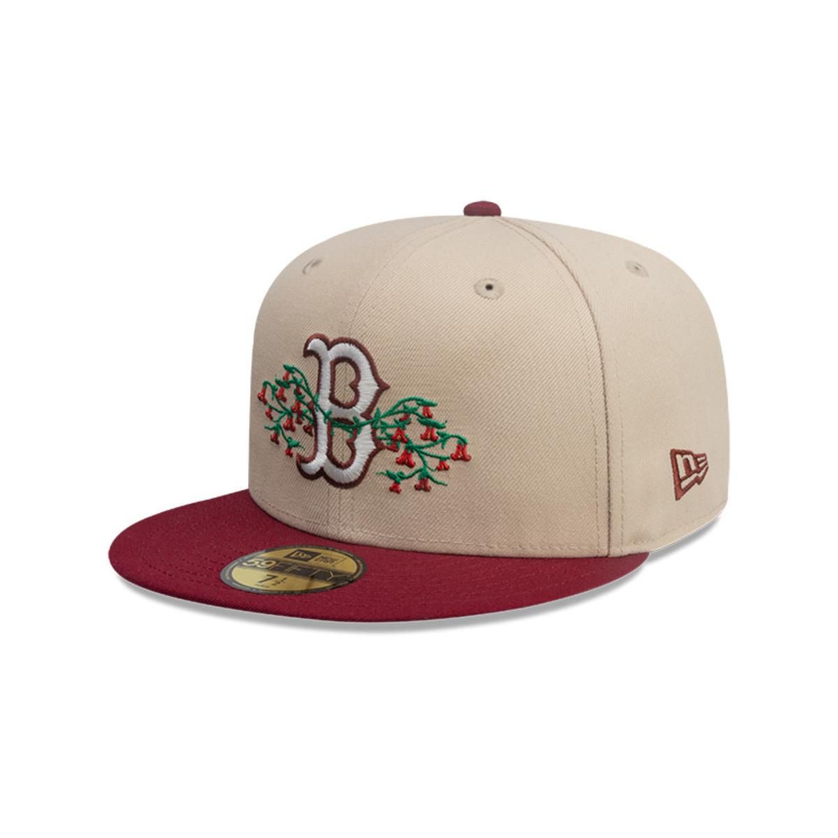 NEW ERA - Gorra 59Fifty Boston Red Sox MLB City Elements Beige
