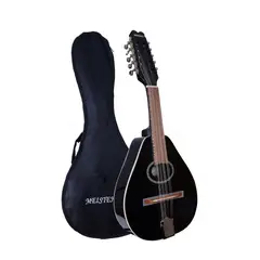 MEISTEHAFT - MANDOLINA 10 CUERDAS NEGRO CON FUNDA
