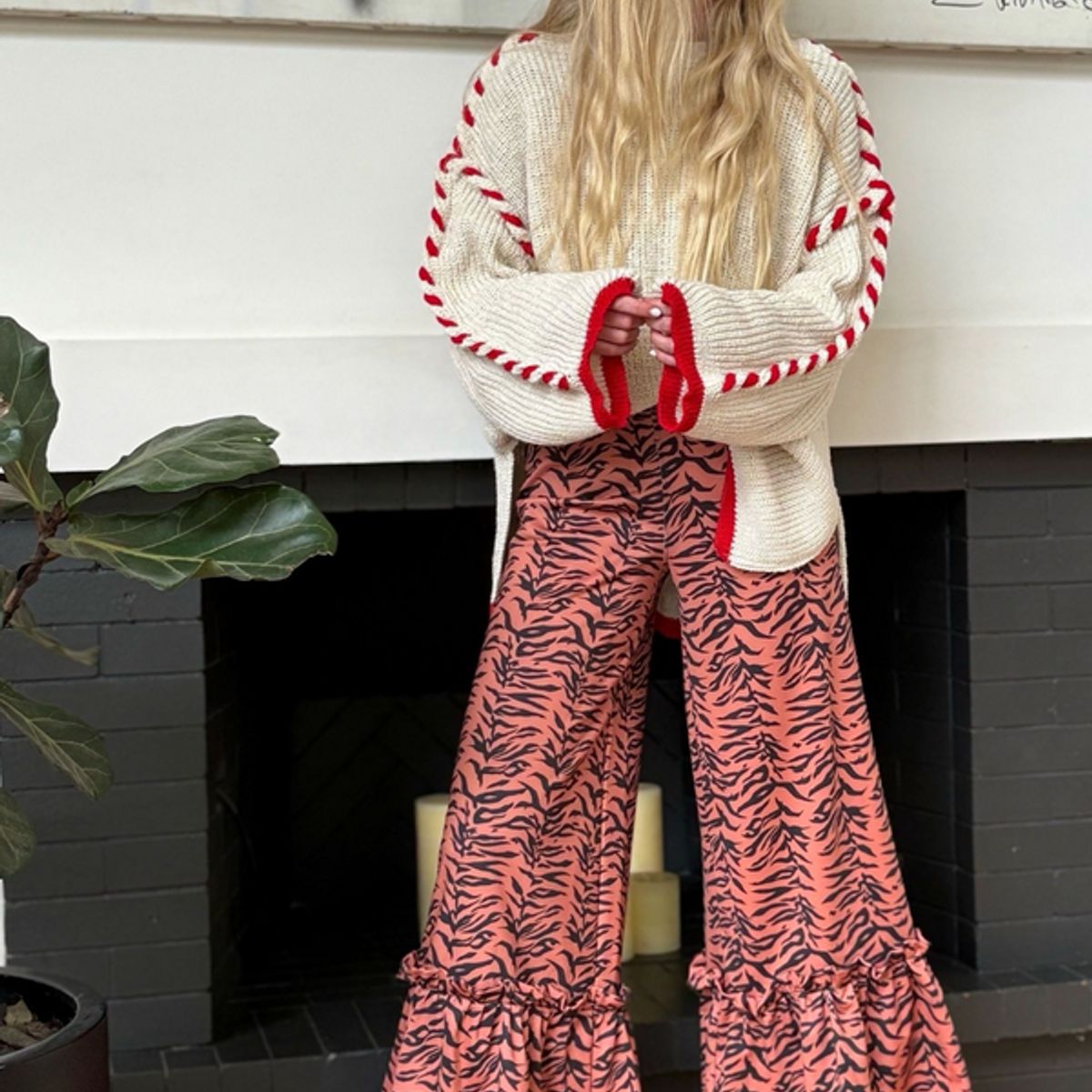 BLANCA SOFIA - Pantalón Tomasa Cebra