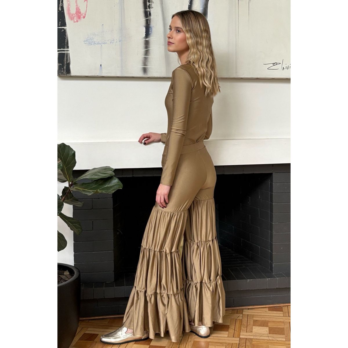 BLANCA SOFIA - Pantalón Kore Gold