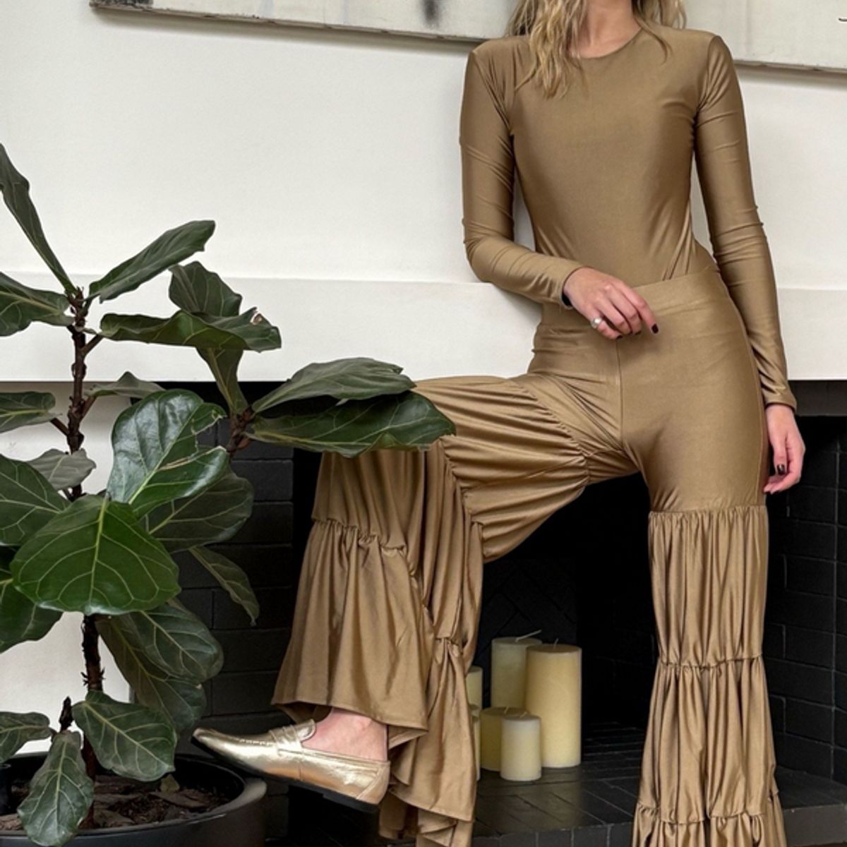 BLANCA SOFIA - Pantalón Kore Gold