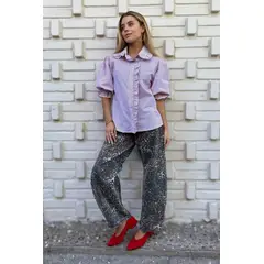 BLANCA SOFIA - JEANS BARREL LEOPARD