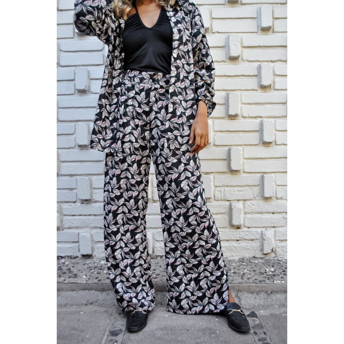 BLANCA SOFIA - Pantalón Gerard Leaves