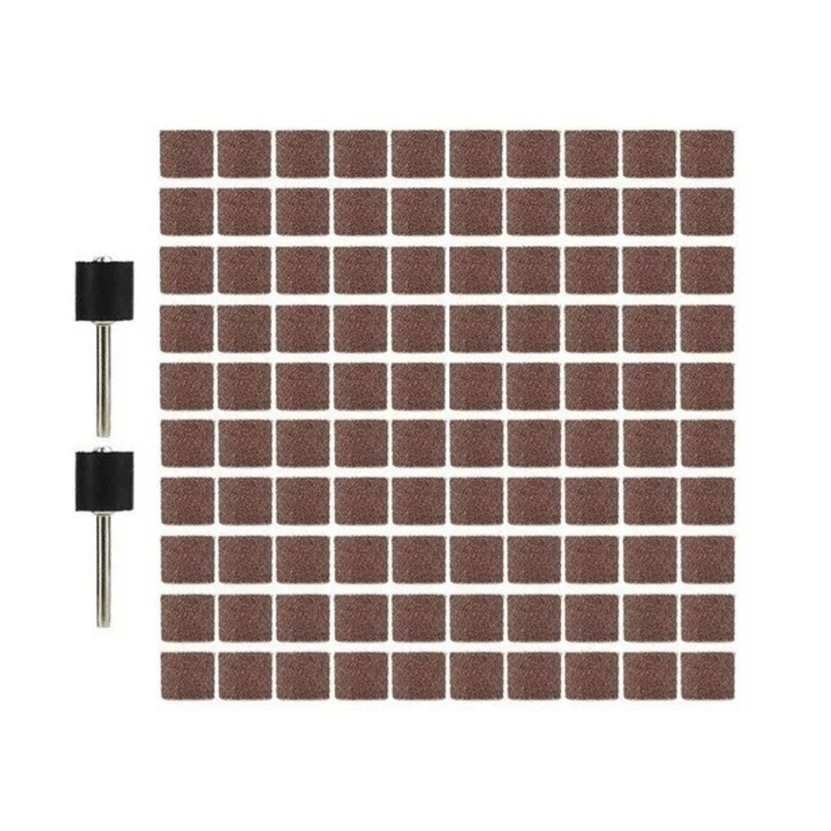 GENERICO - 100 Lijas Bandas Lijado para Rotativa Multiproposito Vastagos GRIT100