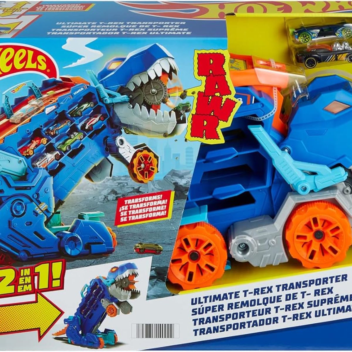 HOT WHEELS - HOT WHEELS ULTIMATE T-REX TRANSPORTER