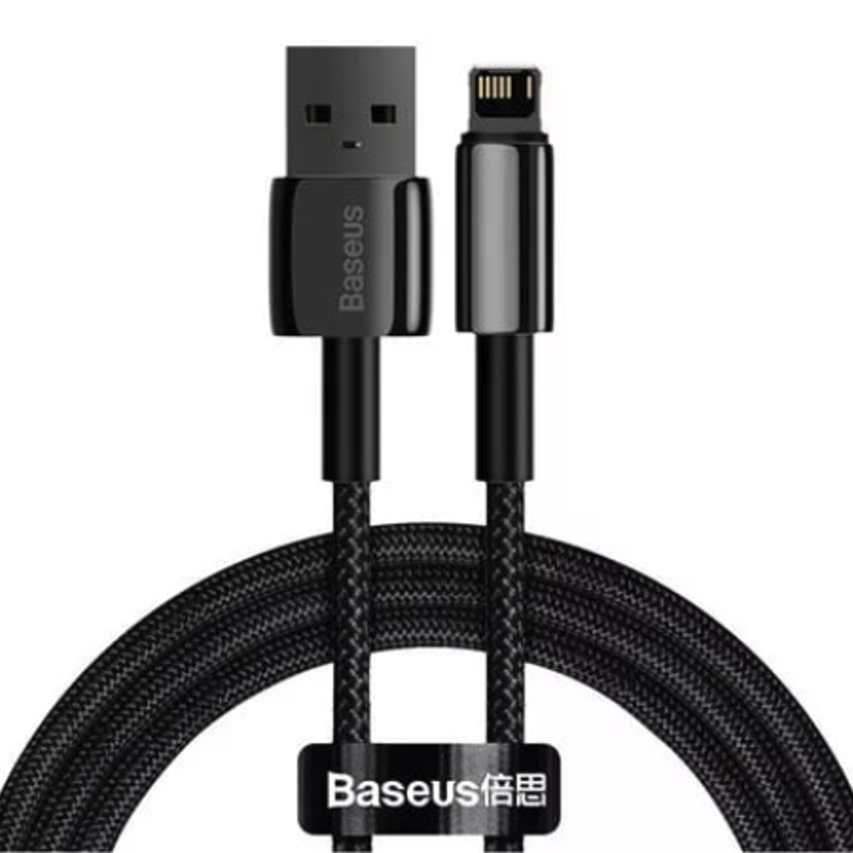 BASEUS - Cable USB-A a iPhone Lightning Tungsten Gold Baseus - 1 Metro