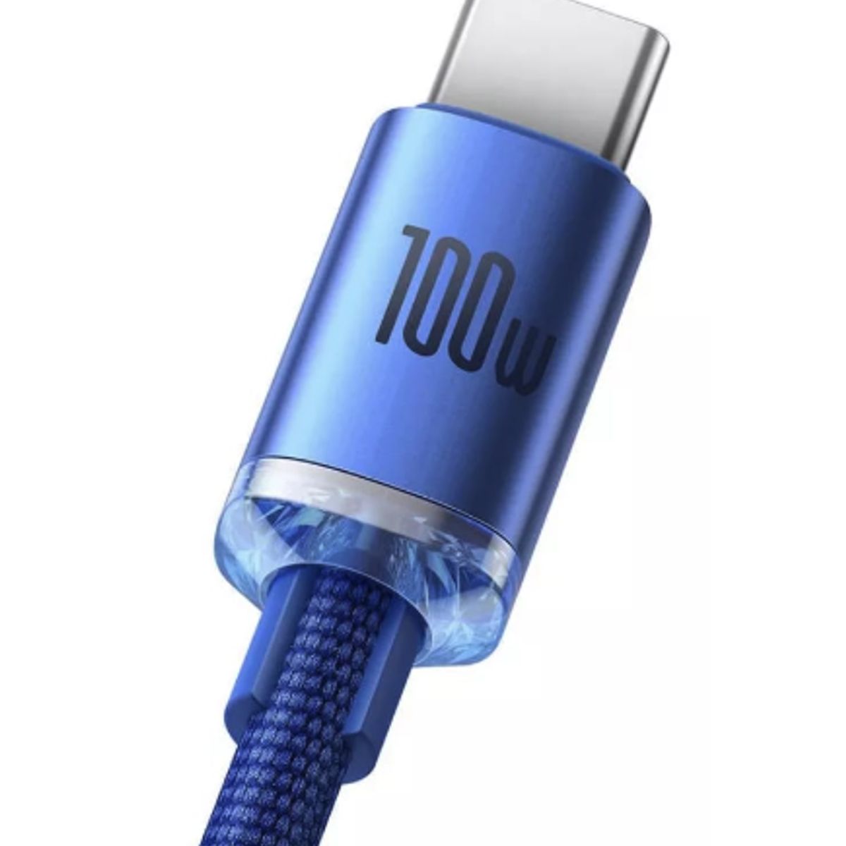 BASEUS - Cable USB-A a USB-C Carga Rápida Crystal Shine Series 100W Baseus