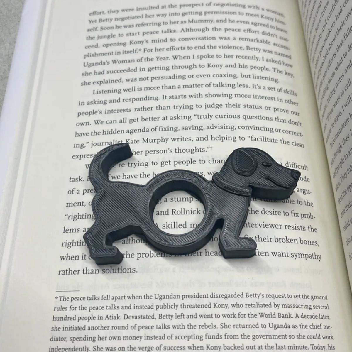 GENERICO - Decoración Sujeta Página - Perro salchicha