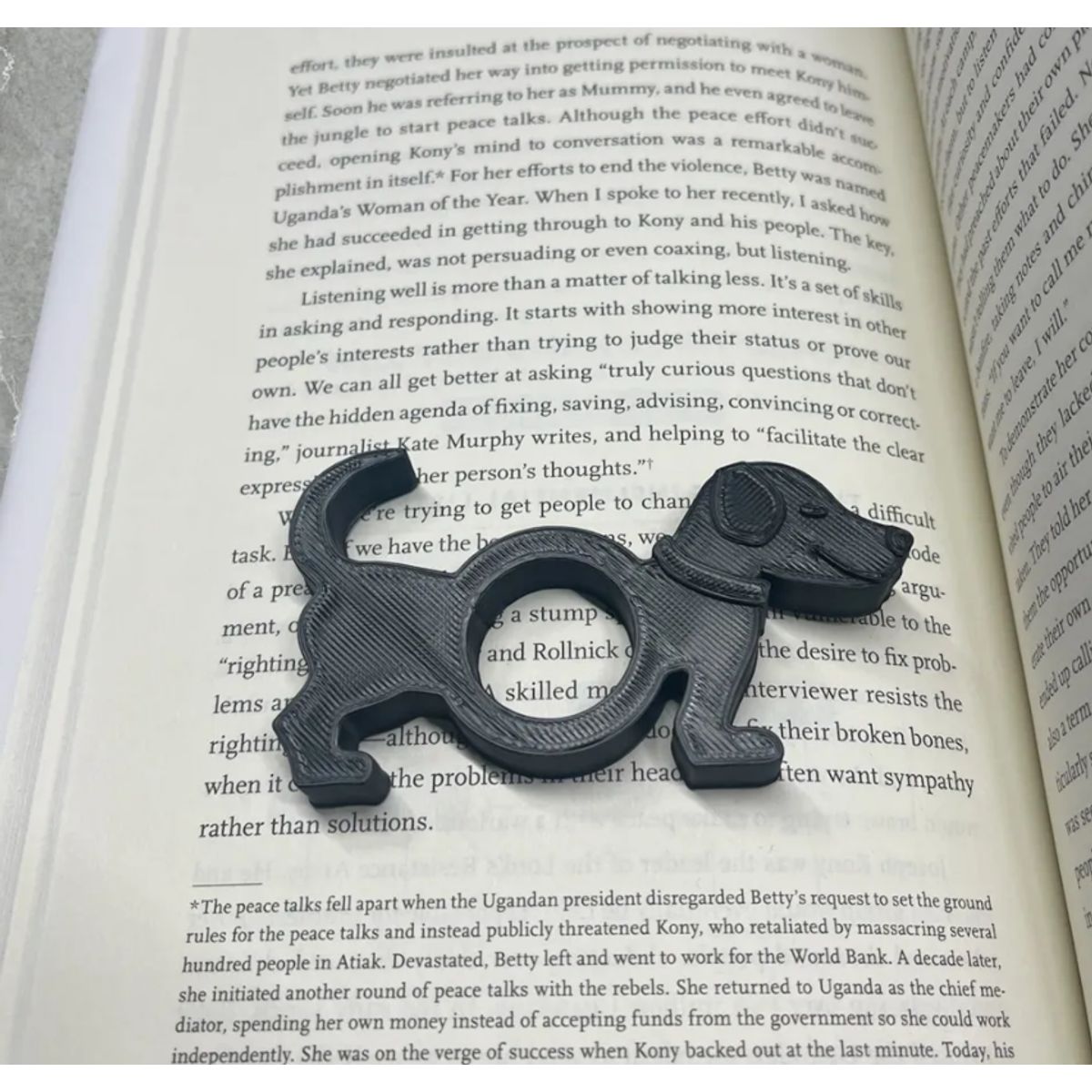 GENERICO - Decoración Sujeta Página - Perro salchicha