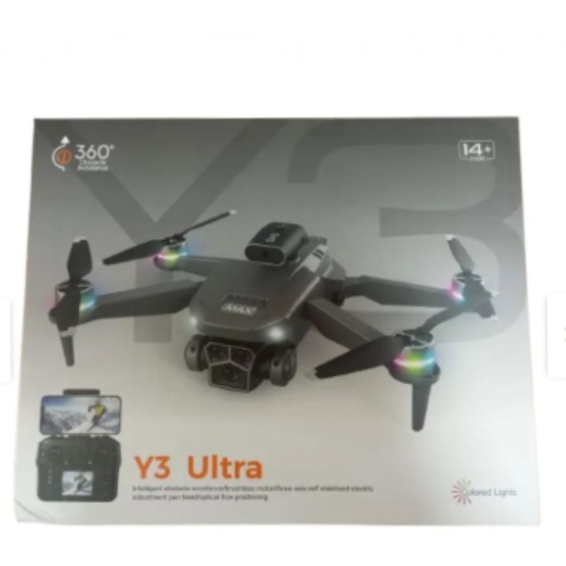 ANGELES DEL HOGAR - Drone Y3 ULTRA brushless 1 bateria 3.7V
