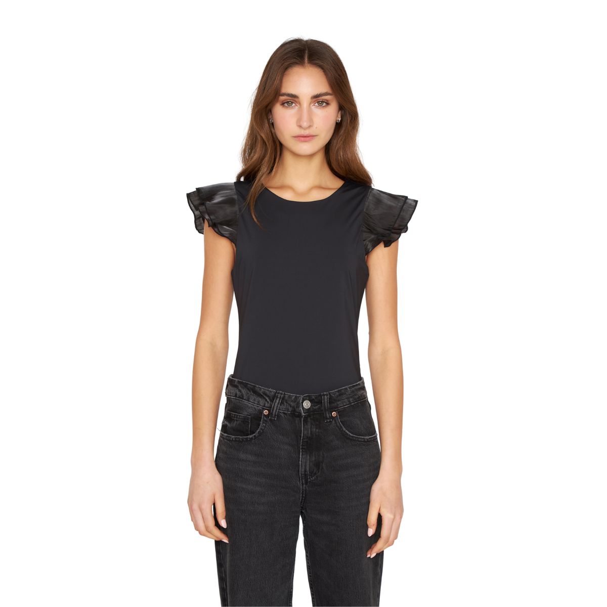 JACINTA TIENDA - Body Olimpia Verano Bright negro Jacinta Tienda