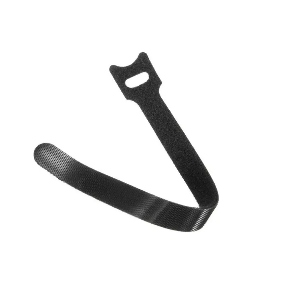 GENERICO - 10 Correa Organizador Agarra Cable Negro 12x200mm