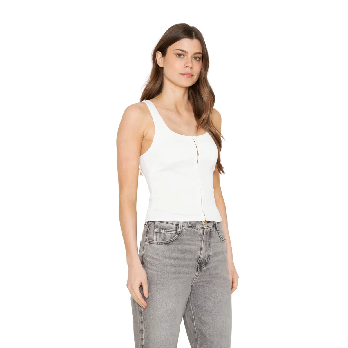 JACINTA TIENDA - Polera Monse blanca Jacinta Tienda