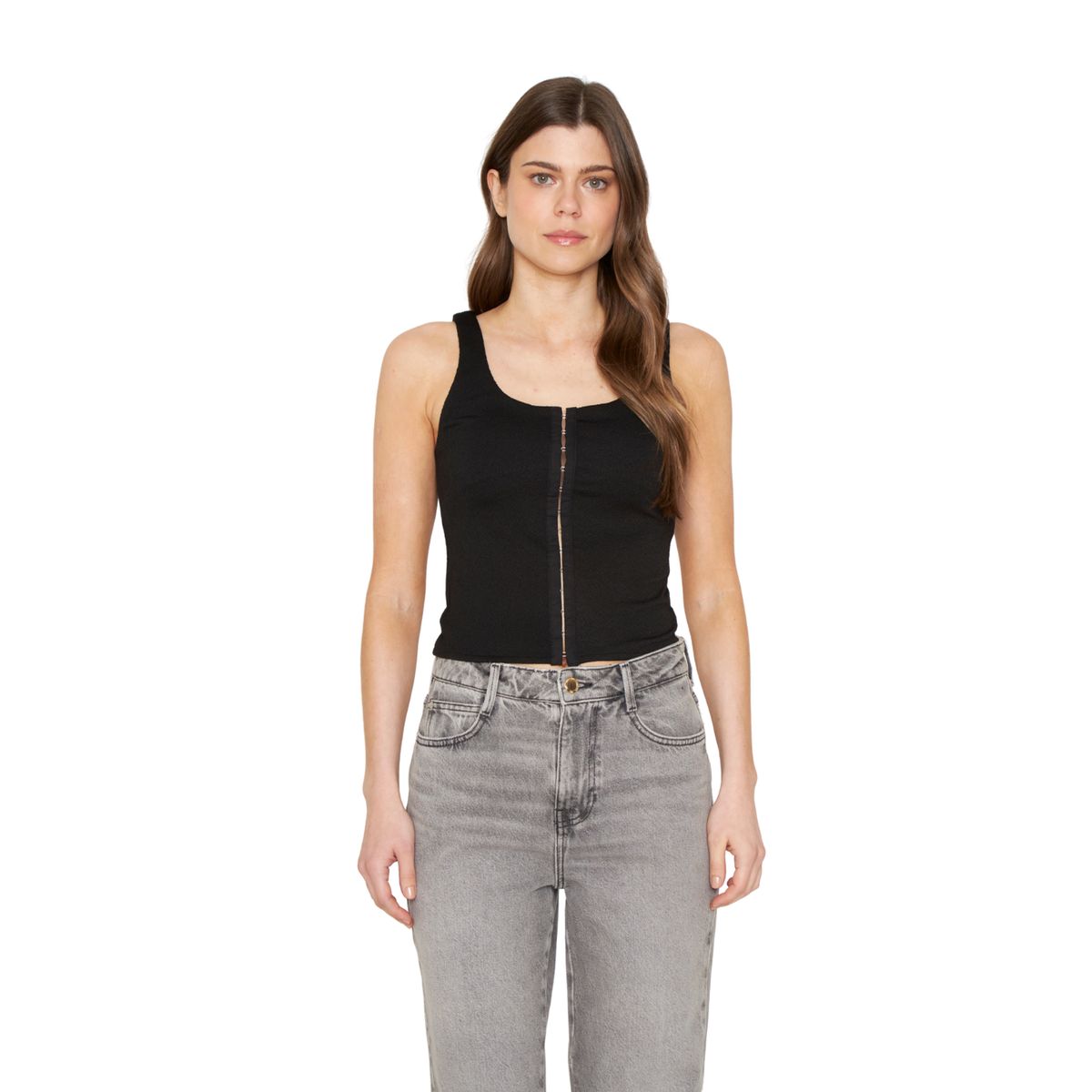 JACINTA TIENDA - Polera Monse negra Jacinta Tienda