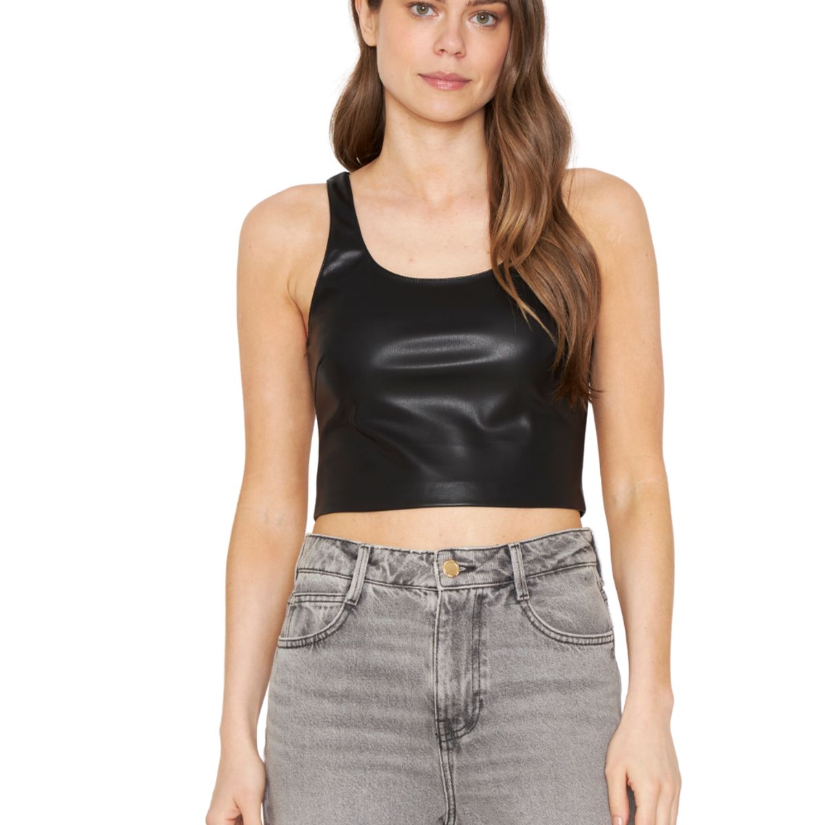 JACINTA TIENDA - Top Asia negro Jacinta Tienda