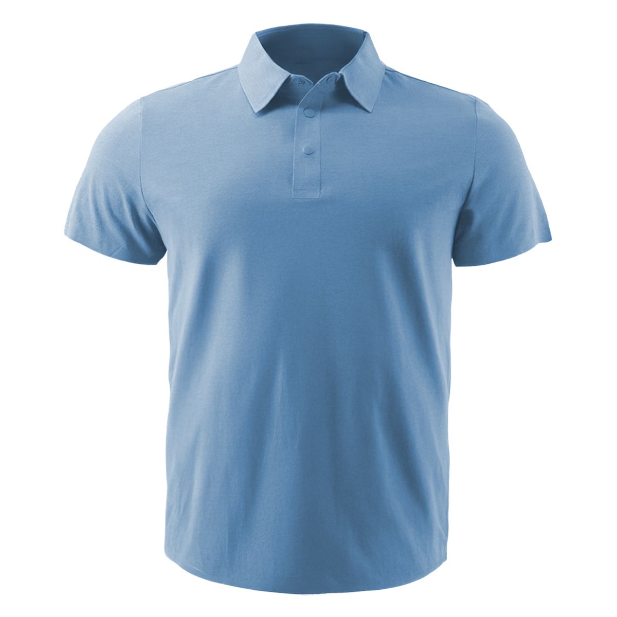 ANDESLAND OUTDOOR APPAREL - Polera Dry Fit Ultra Manga Corta Velox Celeste Hombre