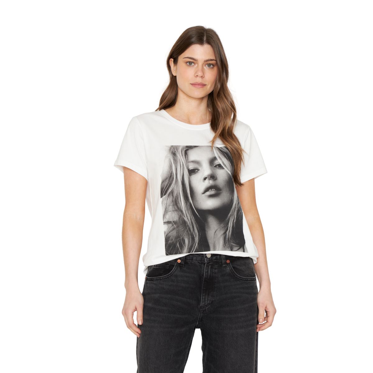 JACINTA TIENDA - Polera Kai blanca Jacinta Tienda