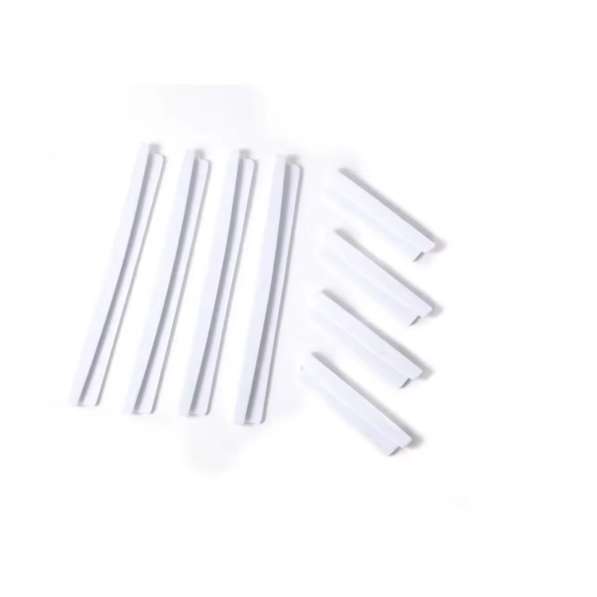 GENERICO - Set Protectores Molduras Puertas Auto blanco