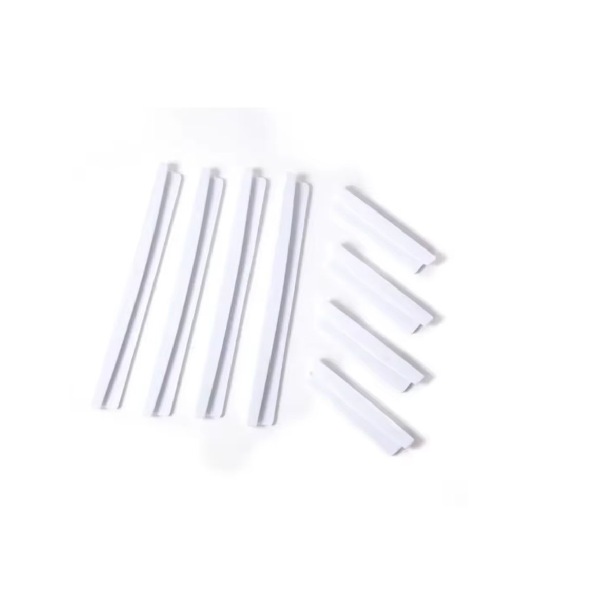GENERICO - Set Protectores Molduras Puertas Auto blanco