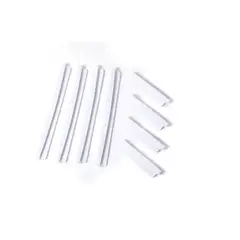 GENERICO - Set Protectores Molduras Puertas Auto blanco