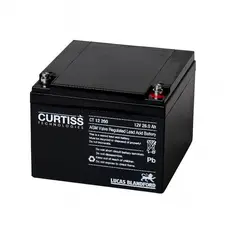 GENERICO - Batería Curtiss CT12260 12V 26A AGM ciclo profundo