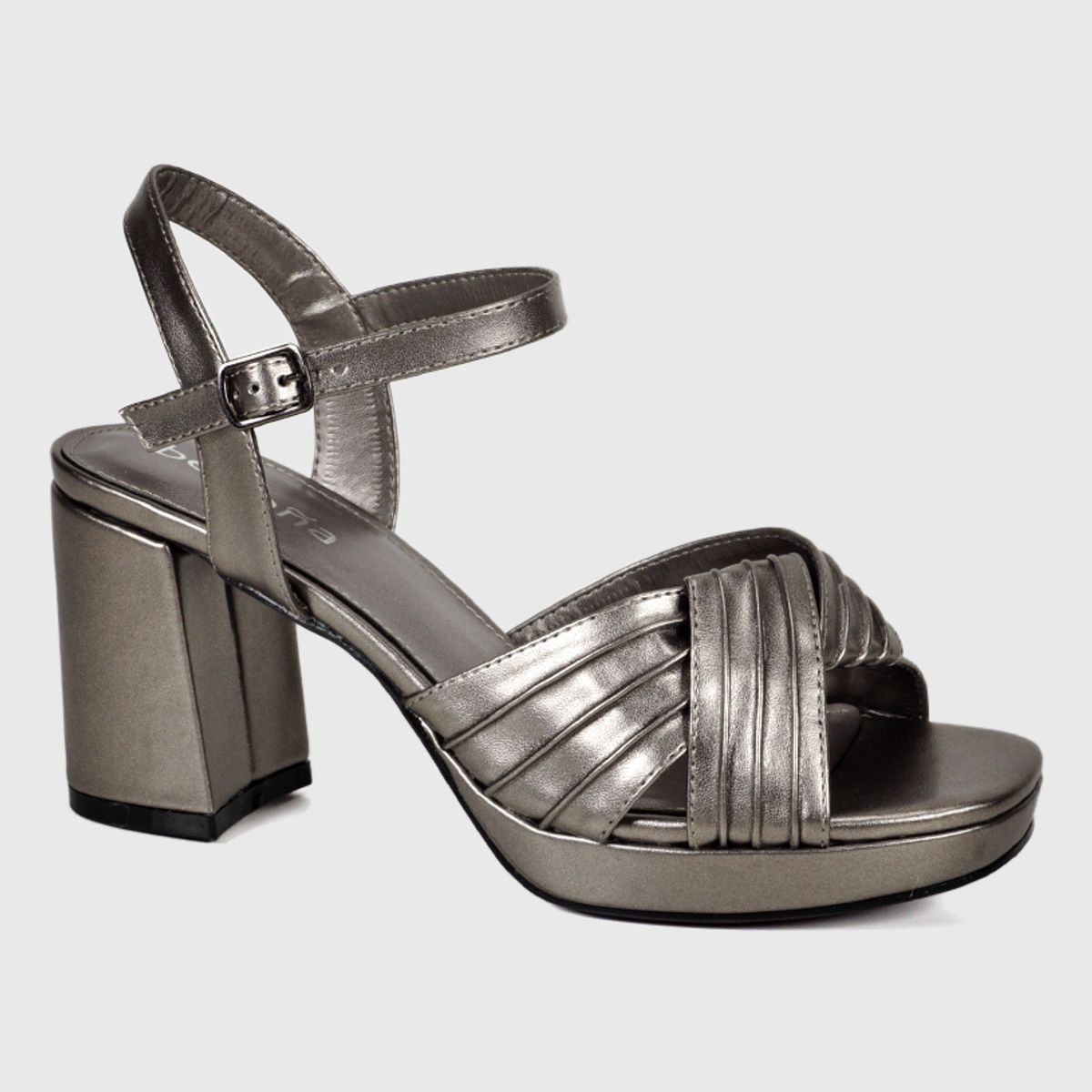 BEGOÑA - Sandalia Sanzia Plateado BEGOÑA