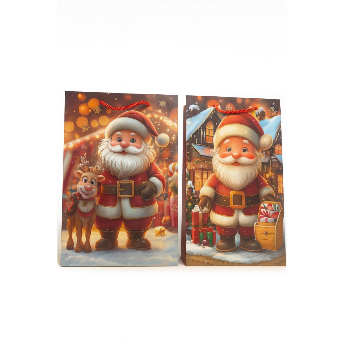 GENERICO - 12 Bolsas De Regalo Premium Carton Resistente  Brillo 26x32m