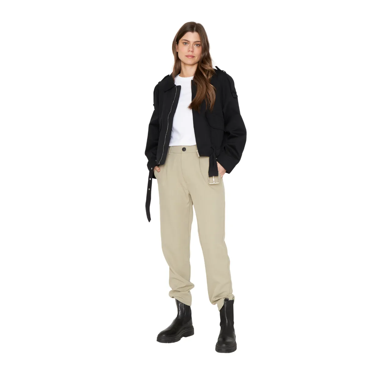 JACINTA TIENDA - Pantalon Siena verde Jacinta Tienda