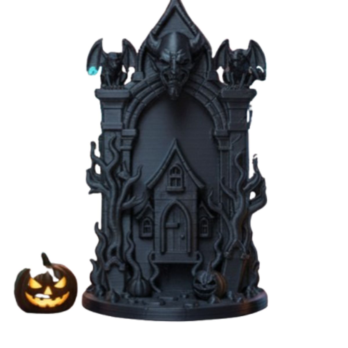 GENERICO - Figura decorativa de Castillo de gárgolas - Halloween